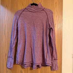 lululemon athletica Heathered Purple Long Sleeve Top